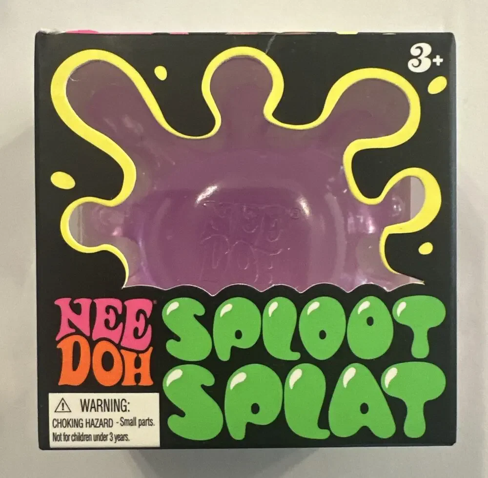 Purple NeeDoh SPLOOT SPLAT, Nee Doh Splatter Fidget, Nee-doh SplootSplat Squishy